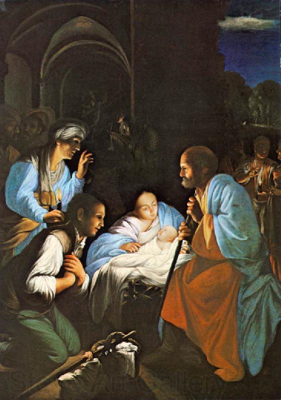 SARACENI, Carlo The Birth of Christ  f